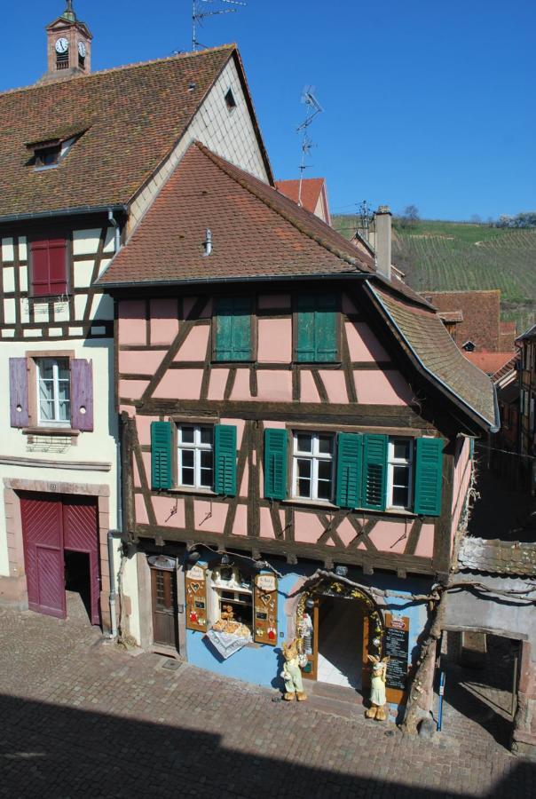 Gite Au coeur de Riquewihr - vue sur le vignoble à Riquewihr Esterno foto